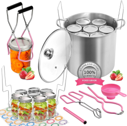 Pink canning supplies starter kit