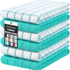 Aqua check kitchen towels