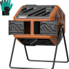 Dual Chamber Compost Tumbler
