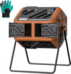 Dual Chamber Compost Tumbler