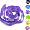 Yoga stretching strap with loops