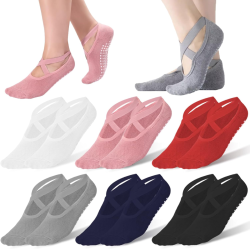 Non-slip yoga pilates socks